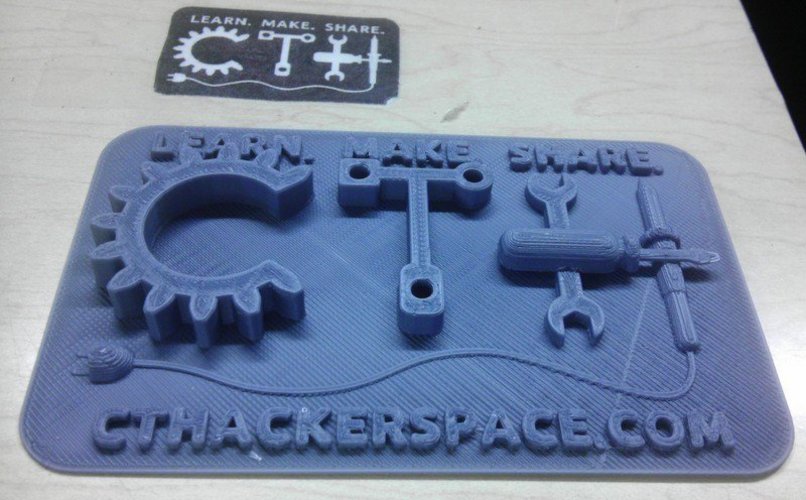 CT Hackerspace logo 3D Print 45273