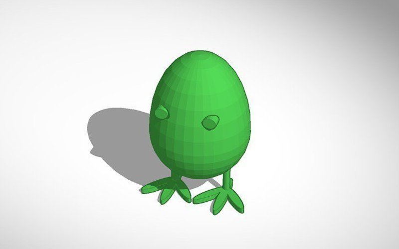 Egg Man Without A Mouth 3D Print 45276
