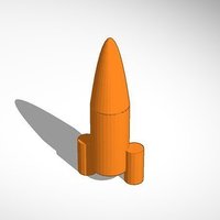 Small Simple Rocket 3D Printing 45278