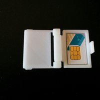 Small SIM Card Case 3D Printing 45366