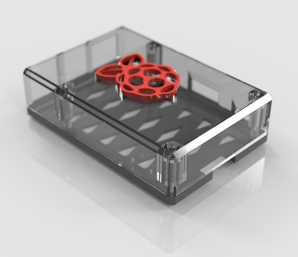 Raspberry Pi 3 (2 and B+) case 3D Print 45392