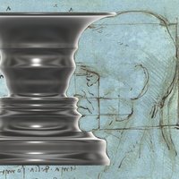 Head Profile Candle Holder - Thumbnail 4