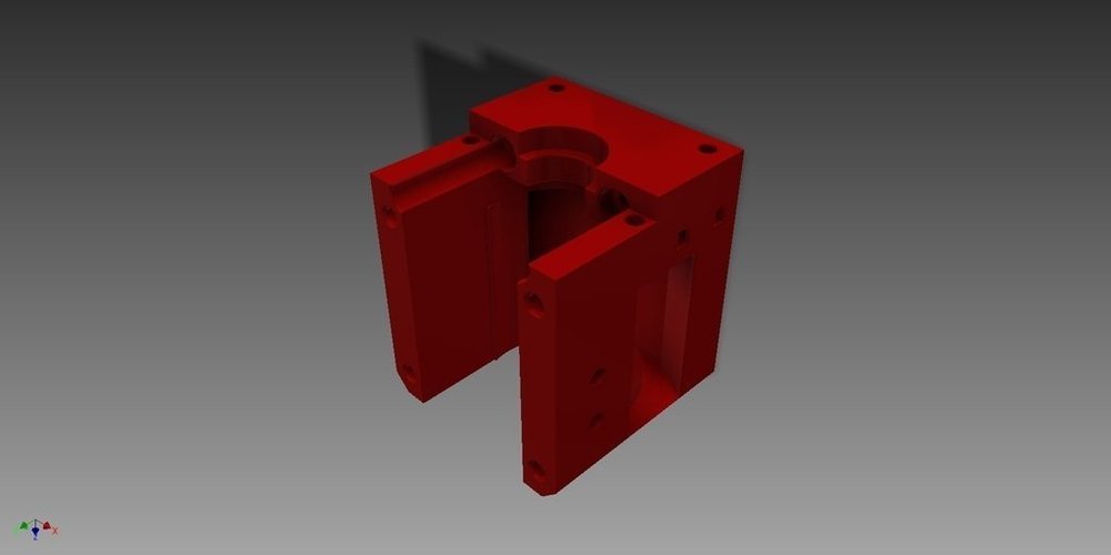 Bracket for Chineese HotEnd with autolevel and fan 3D Print 45423