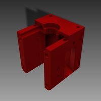 Bracket for Chineese HotEnd with autolevel and fan - Thumbnail 2