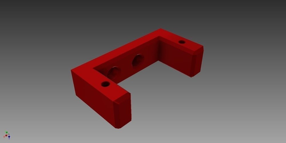 Bracket for Chineese HotEnd with autolevel and fan 3D Print 45424