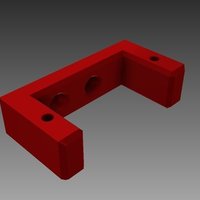 Bracket for Chineese HotEnd with autolevel and fan - Thumbnail 3