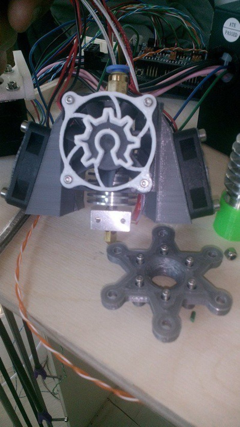 Rostock E3Dv6 CHINEESE 40mm FAN SHROUD & DUCT 