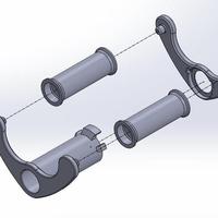 Small D5s Mini ball bearing spool holder. 3D Printing 45454