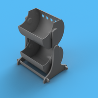 Small Ferris-Wheel Fruit-Washer  3D Printing 45468
