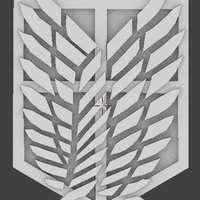 Attack On Titan Survey Corps Insignia - Thumbnail 2
