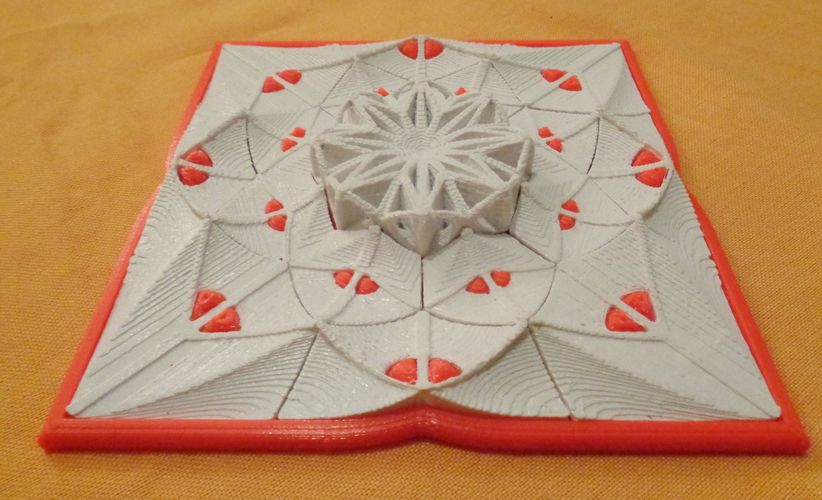 Muladhar-art collection. Square-Mandala 3D Print 45508