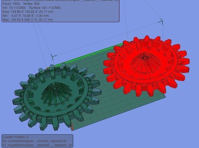 Luxor Gear - Face normals repaired 3D Print 45592