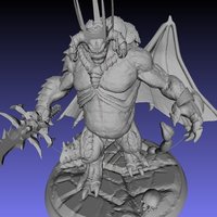 Small Daemon Prince Behemoth 3D Printing 45596