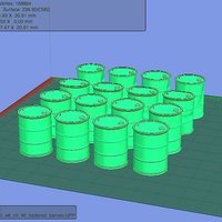 Small Battered Barrel - Repaired + STL Version 3D Printing 45637