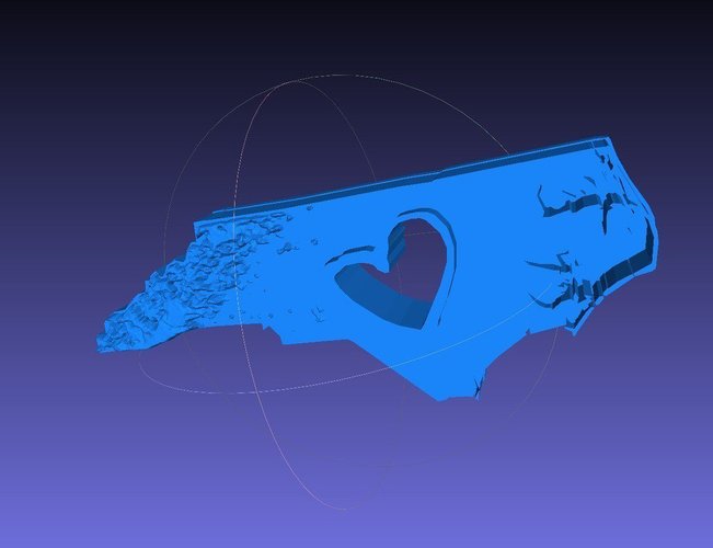 Heart of the Carolina 3D Print 45640