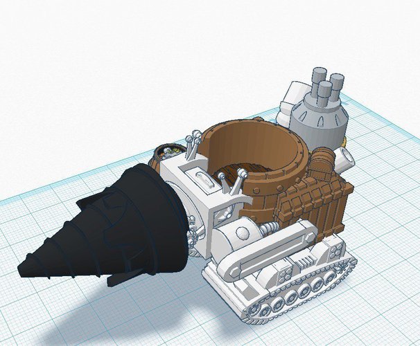 Gnome Driller Tunneler 3D Print 45656