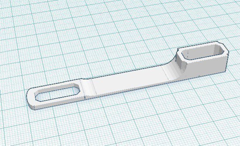 Macbook Power Adapter Clip - Revised 3D Print 45659