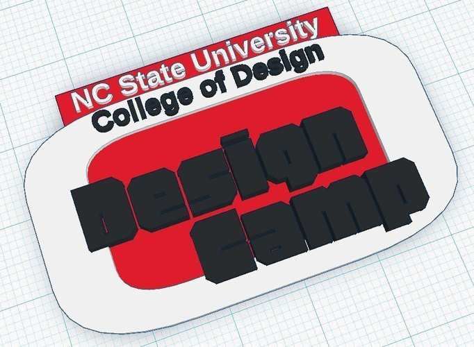 NCSU College of Design; Design Camp 3D Print 45668