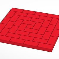 Small Brick Pattern Layouts for Lasercutter and 3D Printing 3D Printing 45680