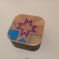 Customized rounded box 8x8x3cm - Thumbnail 2