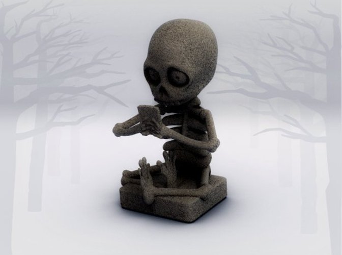Endless Wassup Skeleton 3D Print 45990