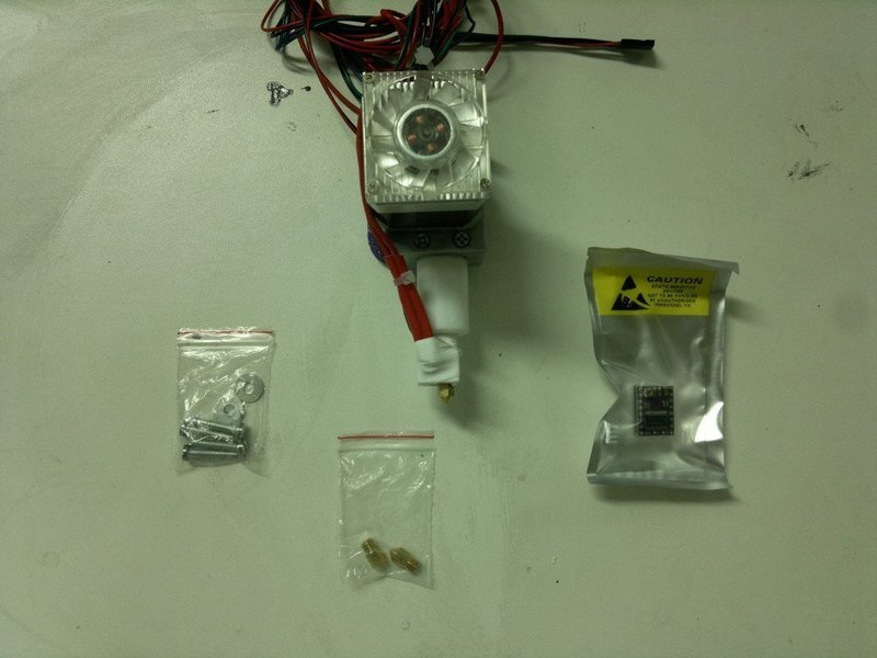 &struder extruder 1.75mm direct drive with adapter and optional 