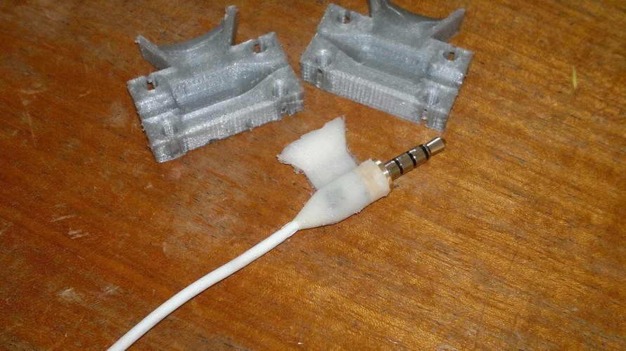 headphones jack repair rubber mold 3,5mm 3D Print 46188