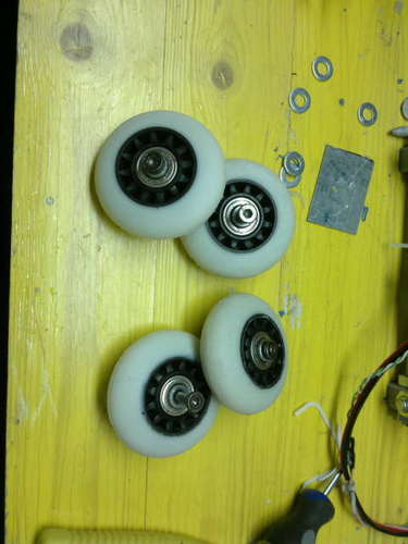 &makers Inline skate wheel 70mm rubber + ABS / PLA / NYLON 3D Print 46193
