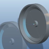 Printable wheel for rc cars with rim and mold for the rubber - Thumbnail 4
