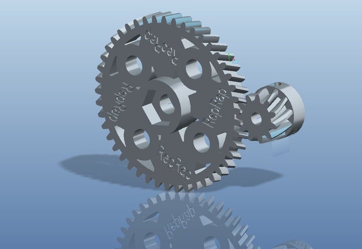 Driven Gear wade-based for extruder 3D Print 46235