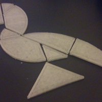 Small Egg of Columbus - tangram puzzle 3D Printing 46271