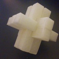 Small Zhuge Liang's Puzzle 3.0 (9 pieces burr puzzle) 3D Printing 46274