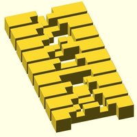 Zhuge Liang's Puzzle 3.0 (9 pieces burr puzzle) - Thumbnail 2