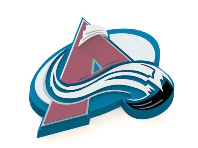 Colorado Avalanche logo 3D Print 46457