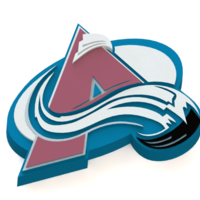 Small Colorado Avalanche logo 3D Printing 46457