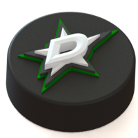 Small Dallas Stars logo on ice hockey puck. 3D Printing 46465