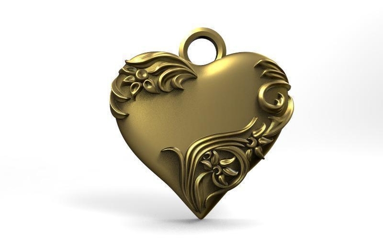 Heart pendant  3D Print 464696