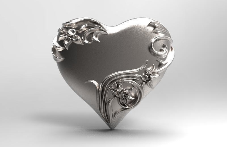 Heart pendant  3D Print 464702