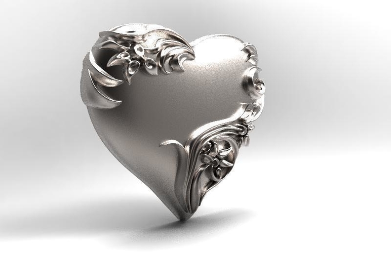 Heart pendant  3D Print 464703