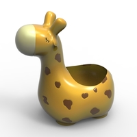 Small Giraffe Planter Pot  3D Printing 464708