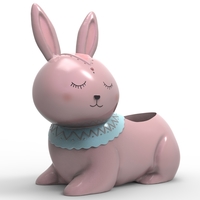 Small Rabbit Planter Pot 3D Printing 464720