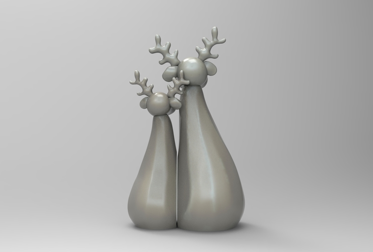 DEER CHRISTMAS 3D Print 464726