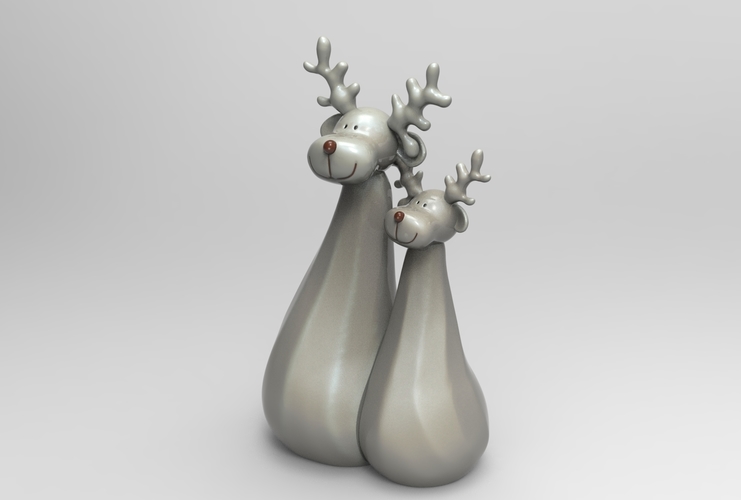 DEER CHRISTMAS 3D Print 464728