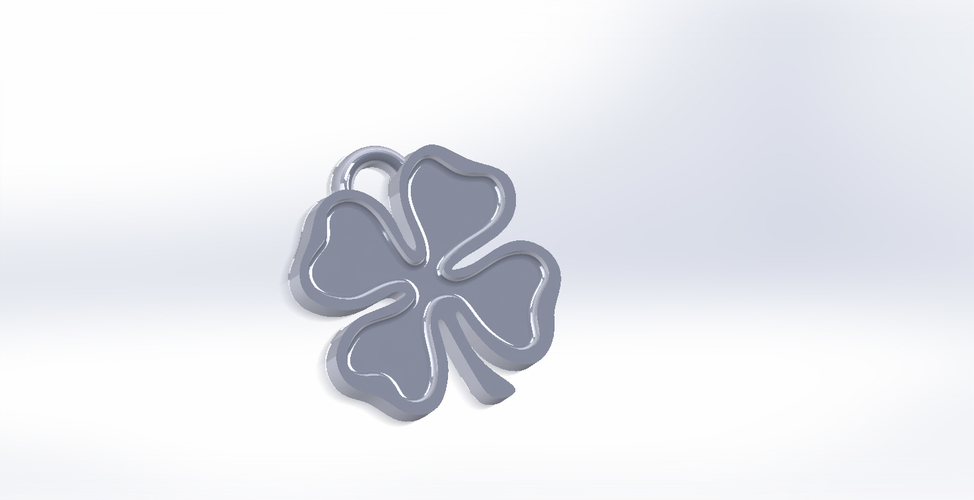 four-leaf clover 3D Print 464780