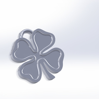 Small four-leaf clover 3D Printing 464780