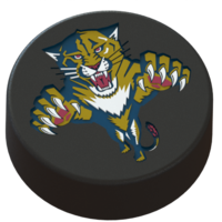 Small Florida Panters logo on ice hockey puck 3D Printing 46486
