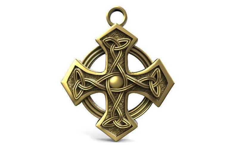 Celtic cross pendant 6