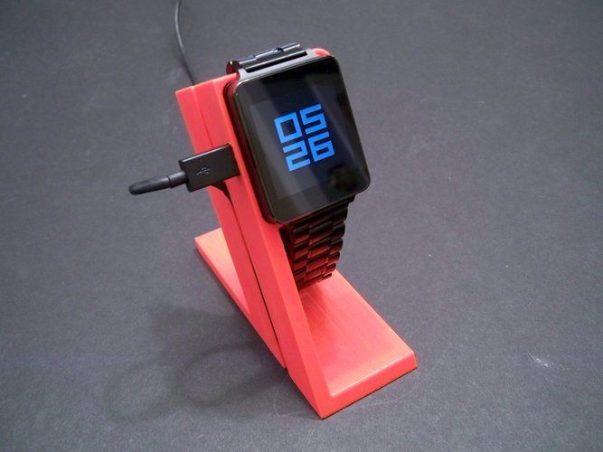 LG G Watch Charging Stand 3D Print 46497