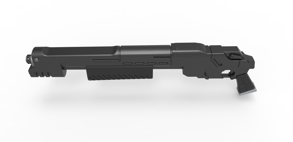 Shotgun from the movie Judge Dredd 1995 3D Print 465003