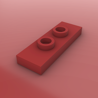 LEGO Jumper Plate 1X3 with 2 Knobs - Thumbnail 2